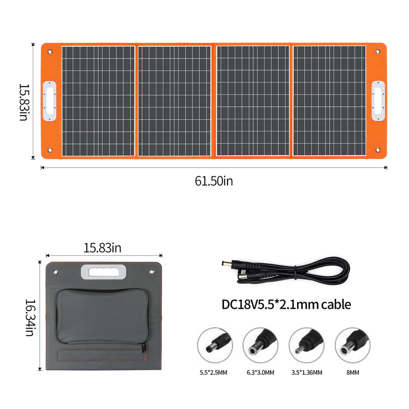FlashFish TSP100W 100W portable solar panel
