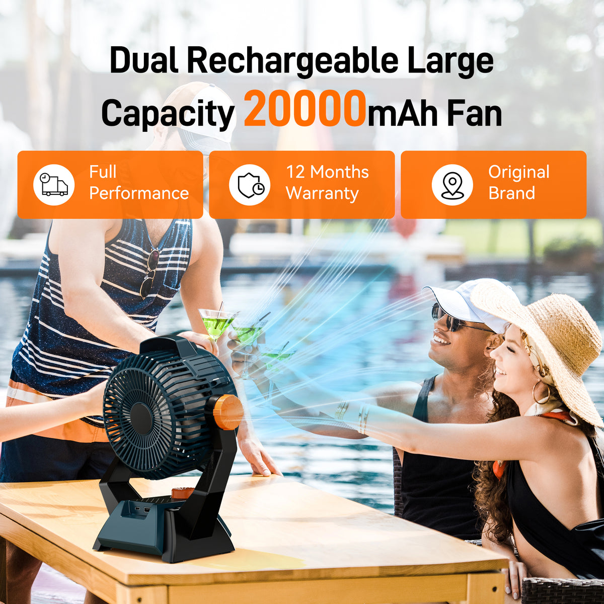 FlashFish X60 Camping Fan