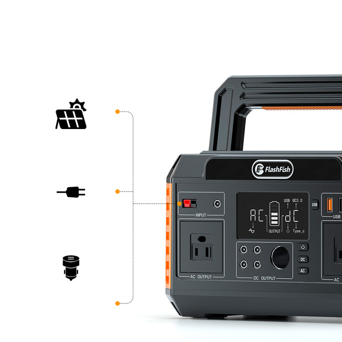 FlashFish P60 500W portable power station