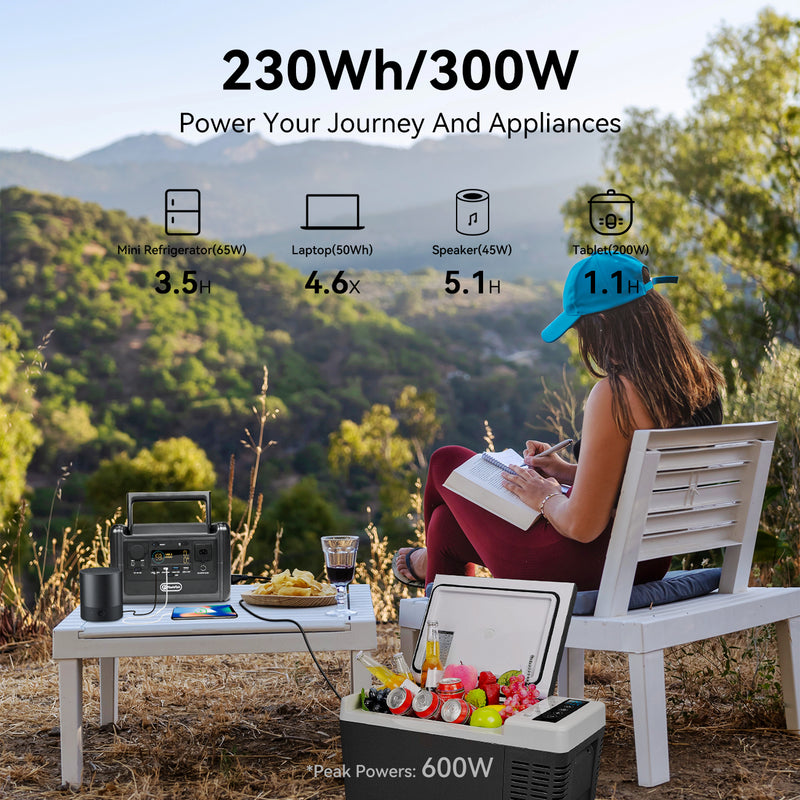FlashFish T300pro 300W portable power station