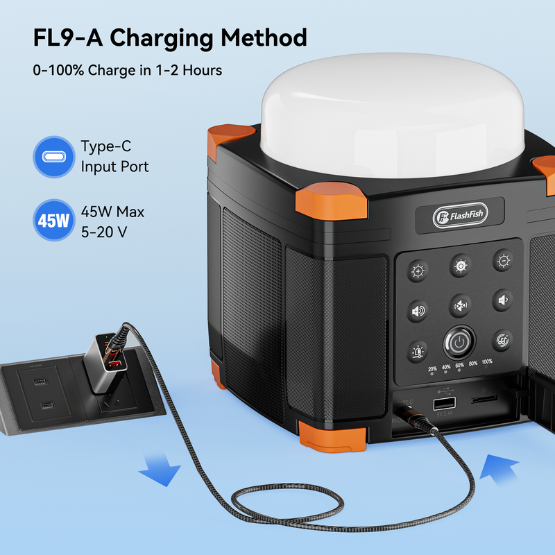FlashFish FL9-A 20000 mAh Camping Lighting & Speaker power station